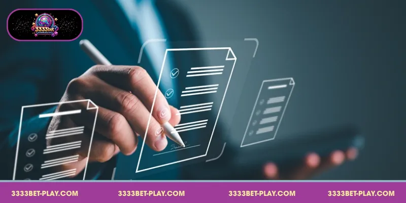 সাধারণ 3333bet ব্যবহারকারী ও অ্যাকাউন্ট খোলার প্রয়োজনীয় শর্তাবলী